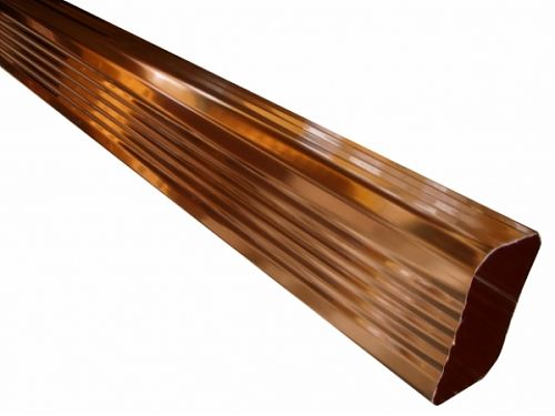 Rectangular Copper Downspout