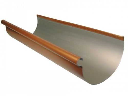 Half Round Copper Penny Rain Gutters - Half Round Gutters - Rain Gutter Supplies
