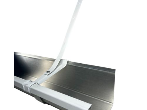 K style wrap around hanger attached to gutter