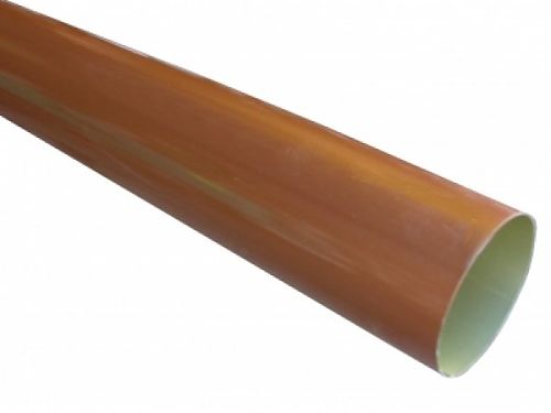 Copper Penny Plain Round Downspout