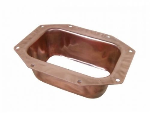 2x3 Rectangular Outlet Wide Flange - Copper