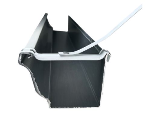 K style wrap around hanger attached to gutter