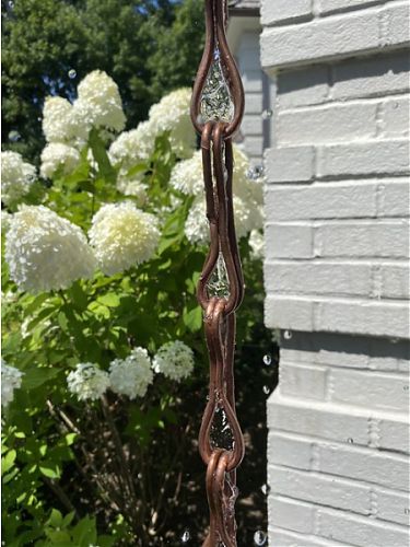 Infinity Link Rain Chain | Copper Rain Chain