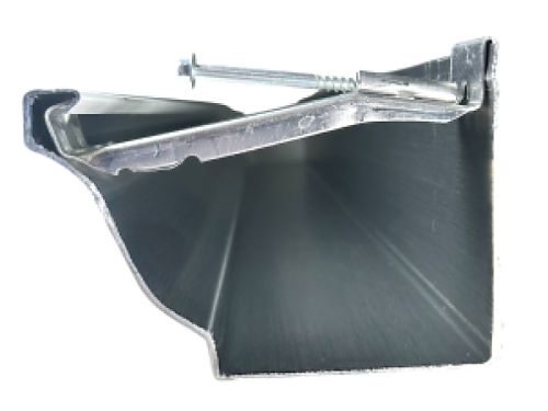 K style Quick Screw Hanger in gutter