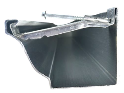 K Style Quick Screw Hanger in gutter