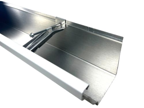 K Style Quick Screw Hanger in gutter