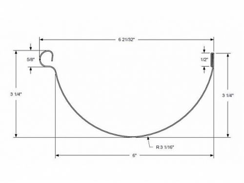 Half Round Gutter Machine Profile