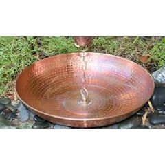 Hand Hammered Copper Dish with Hook