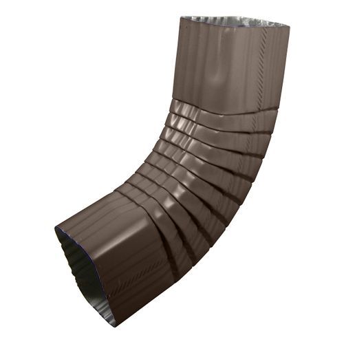 90 Degree Aluminum Downspout Gutter Elbow Style B 3x4 Inches, Pearl Gray 2x3 inches or 3x4 inches